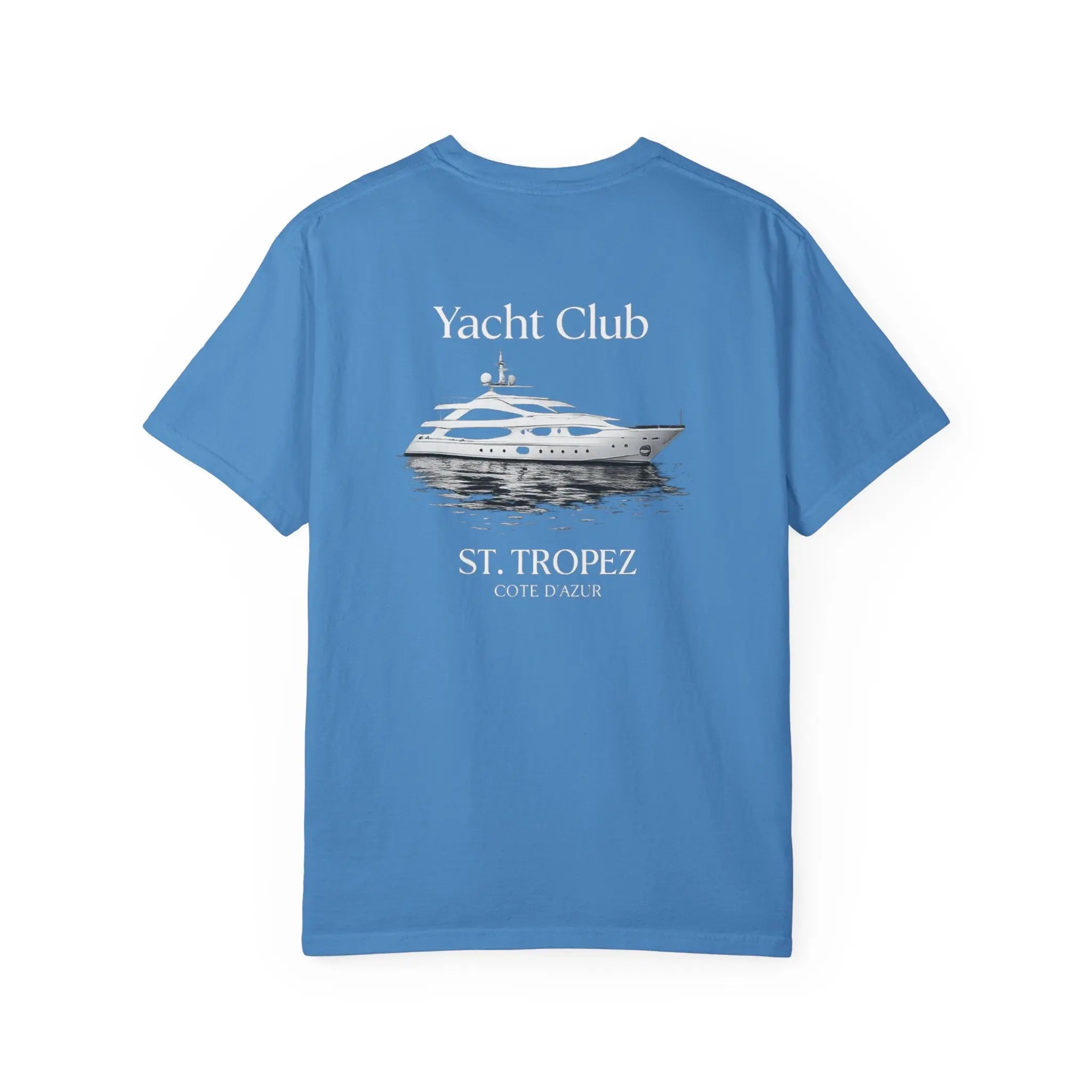 Yacht Club St. Tropez Graphic Tee Shirt Printify