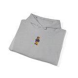 Mini Bear Graphic Hoodie — Cute Small Chest Emblem Pullover Printify