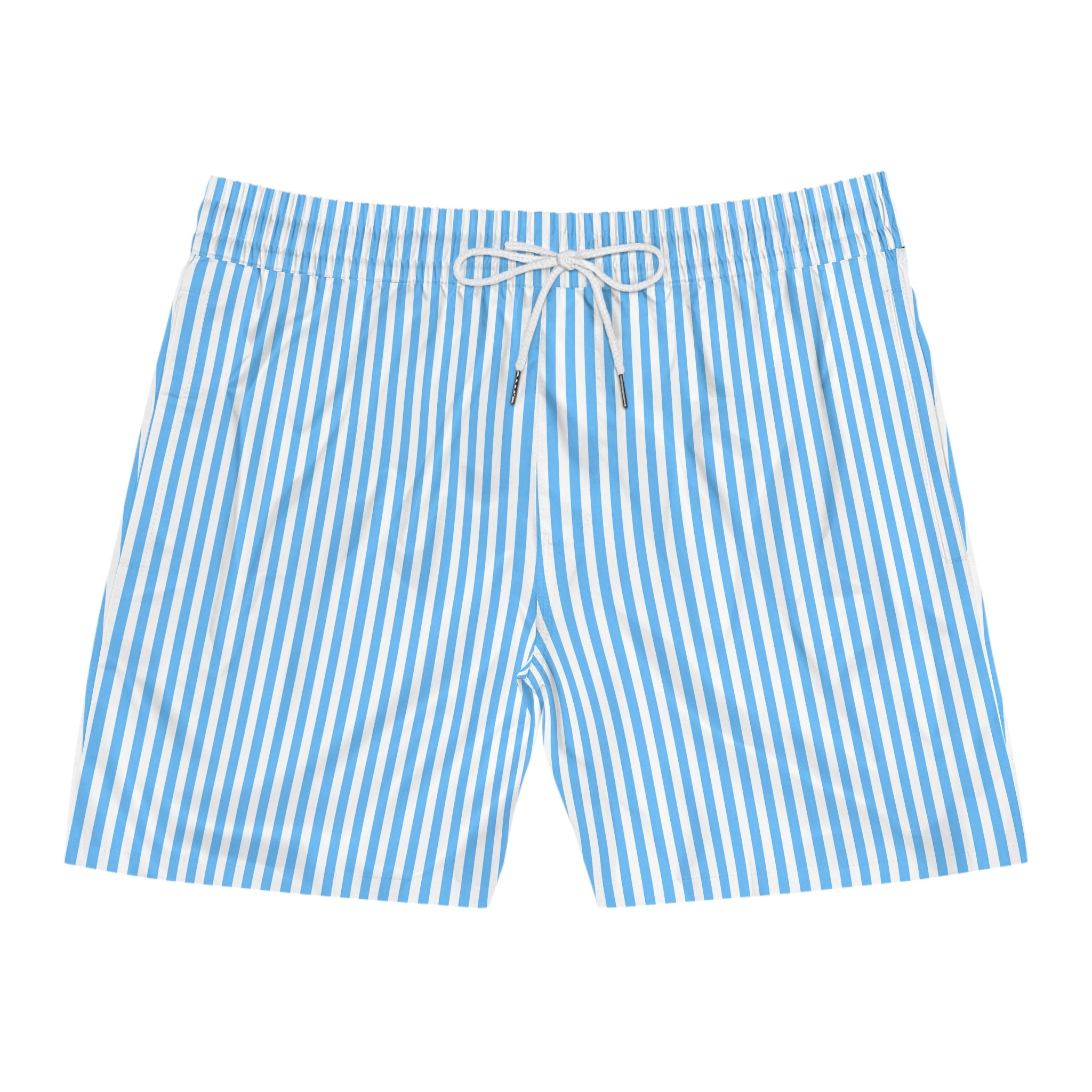 Bleu Seersucker Shorts Printify