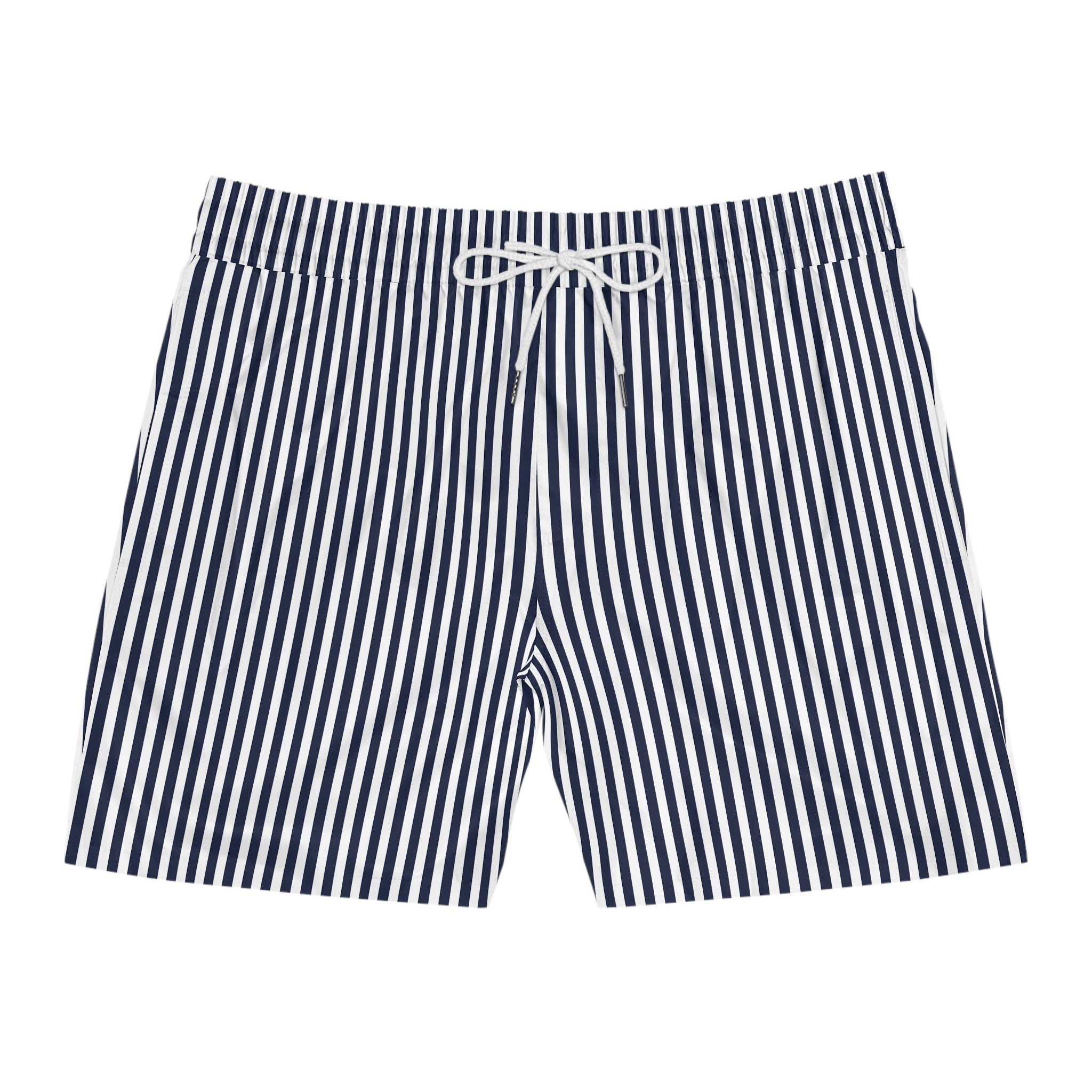 Bleu Marine Seersucker Shorts Printify